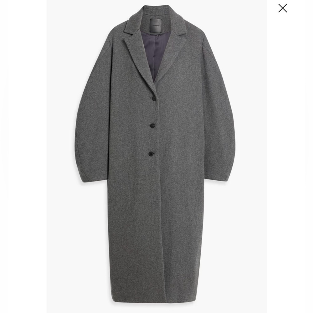 Le 17 septembre wool blend twill coat sz FR36 US4
